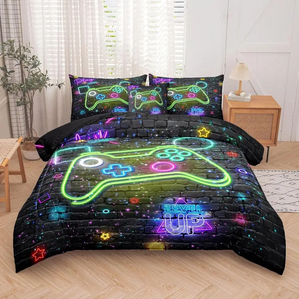 Игровые комплекты постельного белья, 6 предметов, размер Full, для мальчиков, игровые комплекты постельного белья для мальчиков, для кровати, в сумке, игровые комплекты одеял (1 комплект)
Игровые комплекты постельного белья, 6 предметов, размер Full, для мальчиков, игровые комплекты постельного белья для мальчиков, для кровати, в сумке, игровые комплекты одеял (1 комплект)