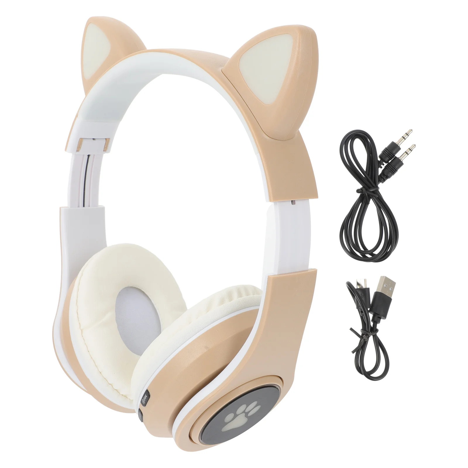 Cat Ear Headphone Wireless LED Light Foldable Adjustable Wireless Headset Large Dynamic Coil Stereo Headset
Cat Ear Headphone Wireless LED Light Foldable Adjustable Wireless Headset Large Dynamic Coil Stereo Headset