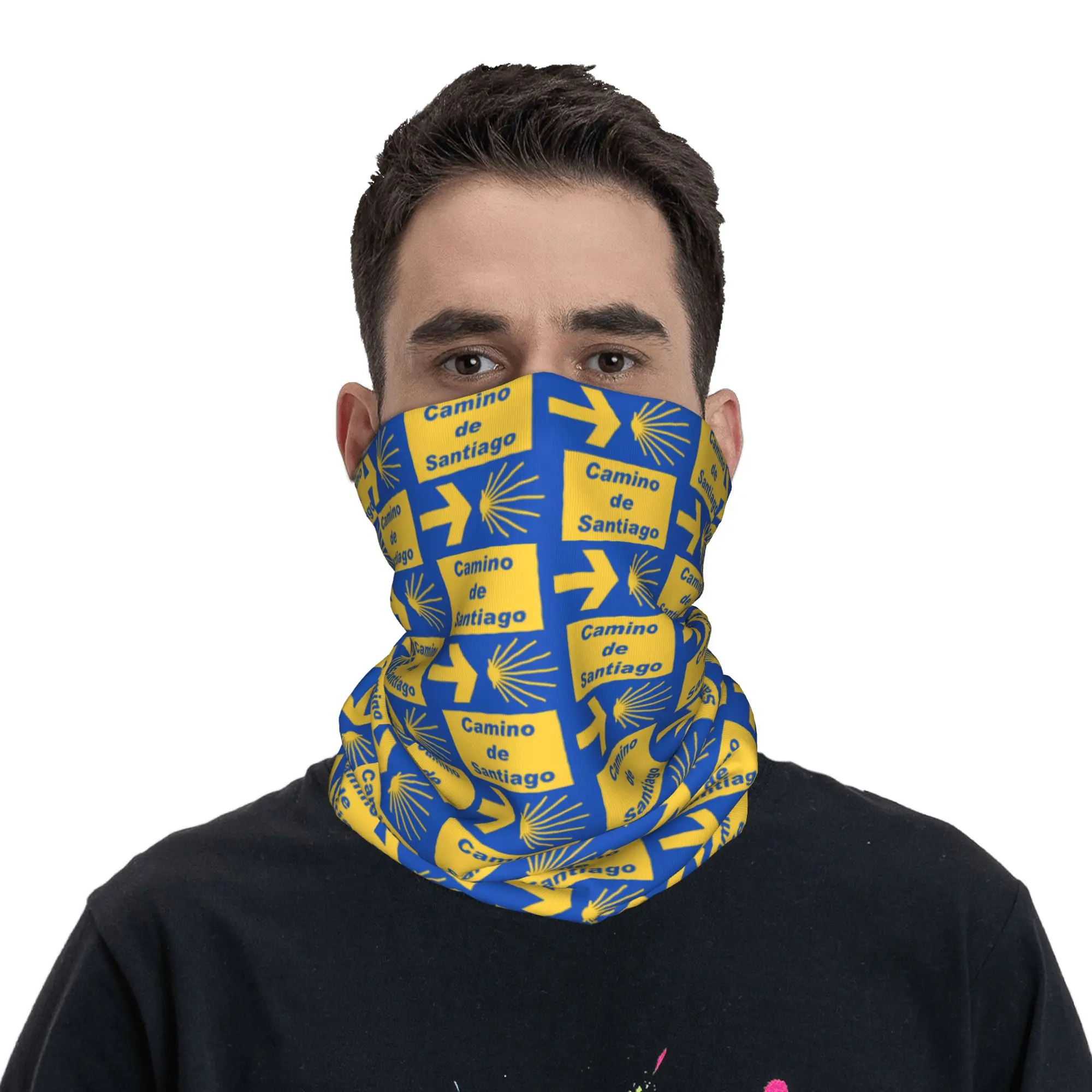 Custom Compostela Peregrino Shell Neck Gaiter Women Men UV Face Shield Winter Buen Camino Bandana Scarf for Hiking
Custom Compostela Peregrino Shell Neck Gaiter Women Men UV Face Shield Winter Buen Camino Bandana Scarf for Hiking