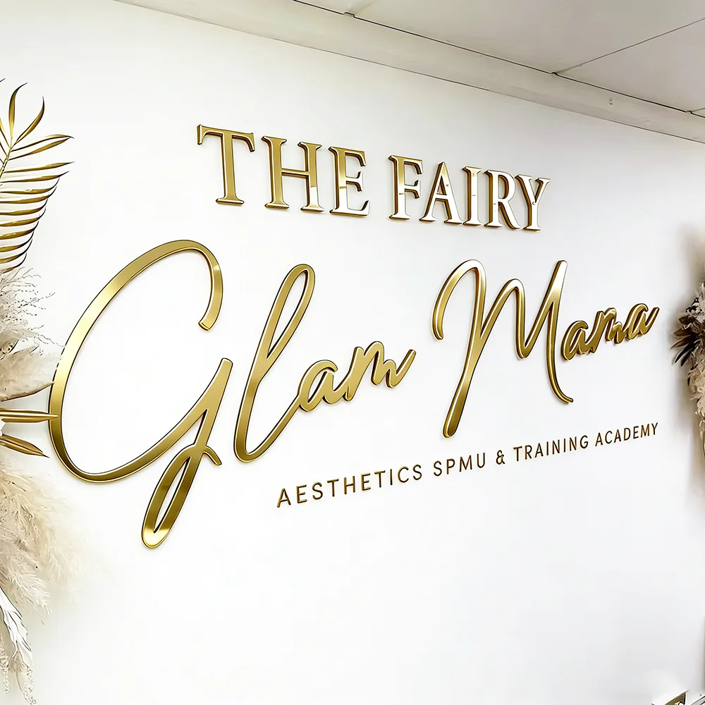 Custom Acrylic Business Logo Sign Laser Cut Wall Mounted Name Sign Beauty Salon Office Shop Home Dental SPA Decor Dropshippinng
Custom Acrylic Business Logo Sign Laser Cut Wall Mounted Name Sign Beauty Salon Office Shop Home Dental SPA Decor Dropshippinng