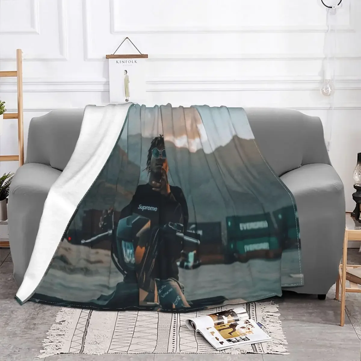 Juice Wrld Plaid Baby Blanket Flannel Spring Autumn Album Rapper Super Breathable Soft Throw Blanket for Home Bedroom Quilt 
Juice Wrld Plaid Baby Blanket Flannel Spring Autumn Album Rapper Super Breathable Soft Throw Blanket for Home Bedroom Quilt