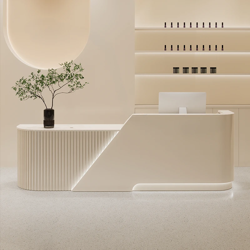Store Modern Reception Desk Beauty Salon Office Front Salon Reception Desk Luxury Modern Bureau Reception Furniture
Store Modern Reception Desk Beauty Salon Office Front Salon Reception Desk Luxury Modern Bureau Reception Furniture