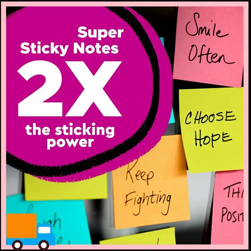 Professional Sticky Notes, 24 Sticky Note Pads, Office Products, Sticky Notes For Vertical Surfaces, Monitors, Walls
Professional Sticky Notes, 24 Sticky Note Pads, Office Products, Sticky Notes For Vertical Surfaces, Monitors, Walls