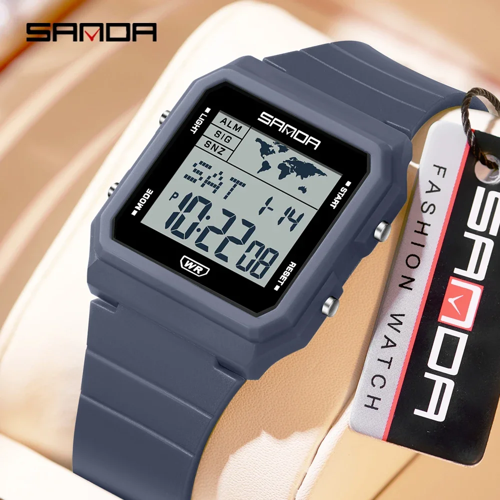 SANDA 2217 Sport Shock resistant LED Digital Military Waterproof Countdown Sport Men's Watch Men's Luxury Electronic Watch
SANDA 2217 Sport Shock resistant LED Digital Military Waterproof Countdown Sport Men's Watch Men's Luxury Electronic Watch