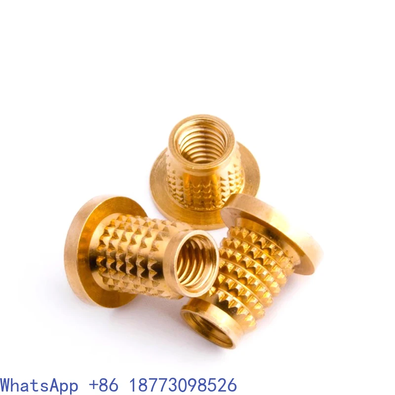 TAPPEX cold pressed belt step nut with rolled flower and barbed copper embedded insert
TAPPEX cold pressed belt step nut with rolled flower and barbed copper embedded insert