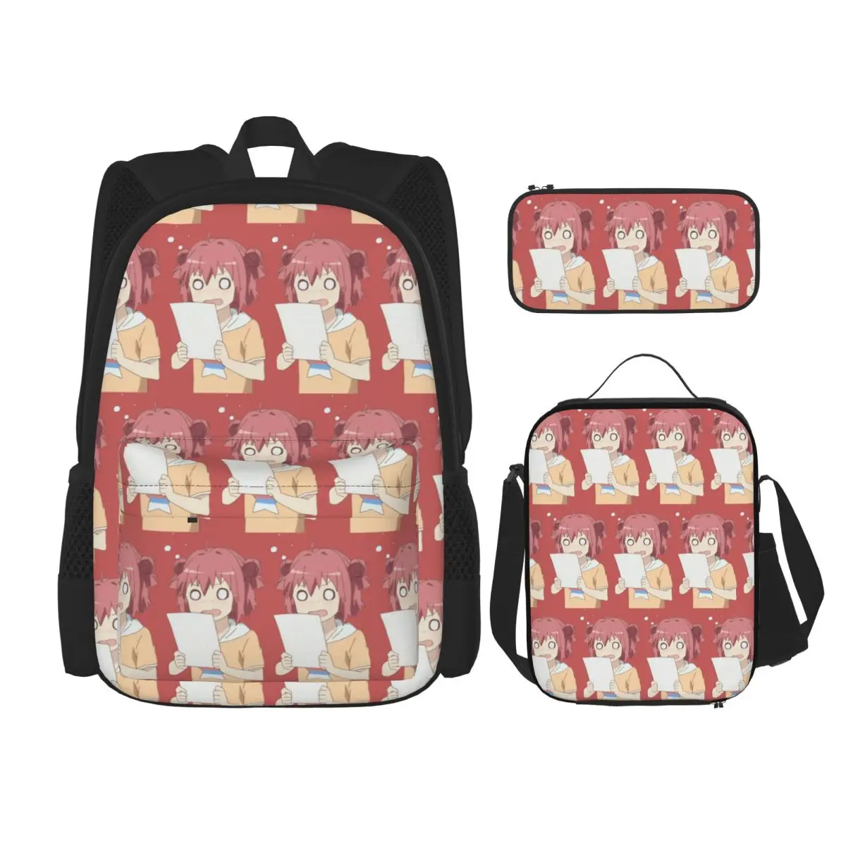 Akari From Yuru Yuri Anime Backpacks Kids Bookbag School Bags Rucksack Lunch Bag Pen Bag Three-Piece Set
Akari From Yuru Yuri Anime Backpacks Kids Bookbag School Bags Rucksack Lunch Bag Pen Bag Three-Piece Set