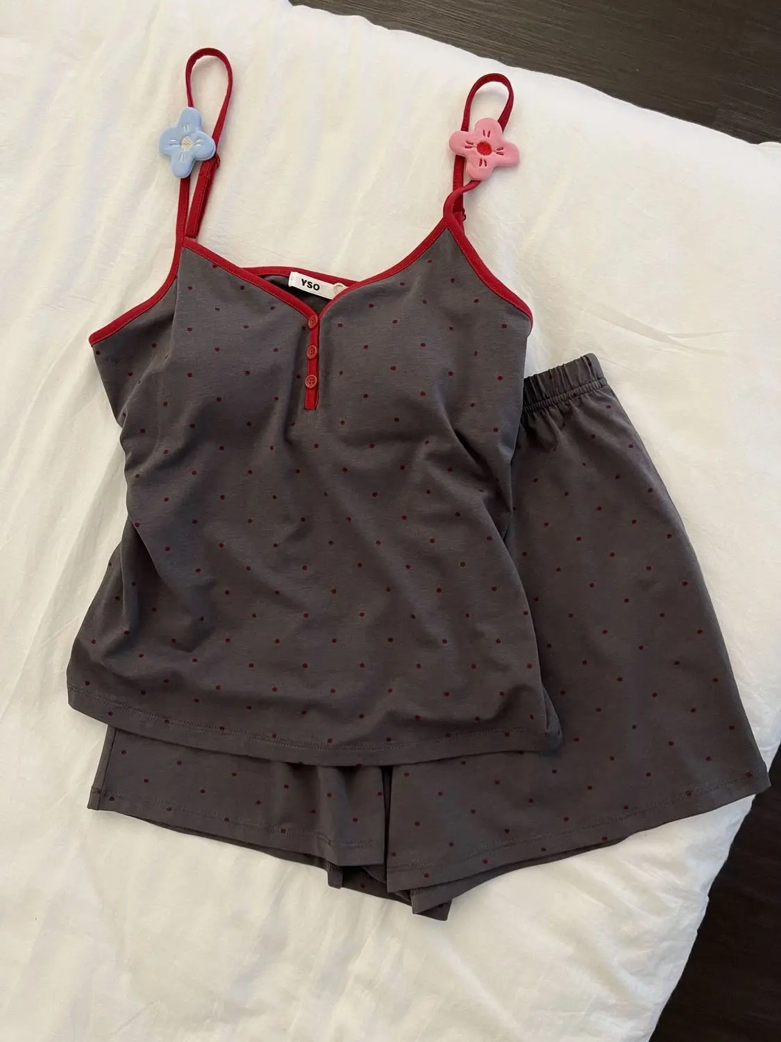 Spicy Girl Pajamas Y2K Strap Tops&shorts Sleepwear Summer Pijama Kawaii Nightwear Casual Pyjama Home Wears 2 Piece Set New Style
Spicy Girl Pajamas Y2K Strap Tops&shorts Sleepwear Summer Pijama Kawaii Nightwear Casual Pyjama Home Wears 2 Piece Set New Style
