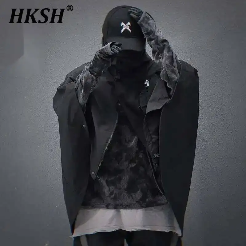 HKSH 2025 весна осень новая мужская темная функциональная тяжелая японская куртка-плащ в стиле сафари свободная повседневная модная толстовка с капюшоном для женщин HK3832
HKSH 2025 весна осень новая мужская темная функциональная тяжелая японская куртка-плащ в стиле сафари свободная повседневная модная толстовка с капюшоном для женщин HK3832