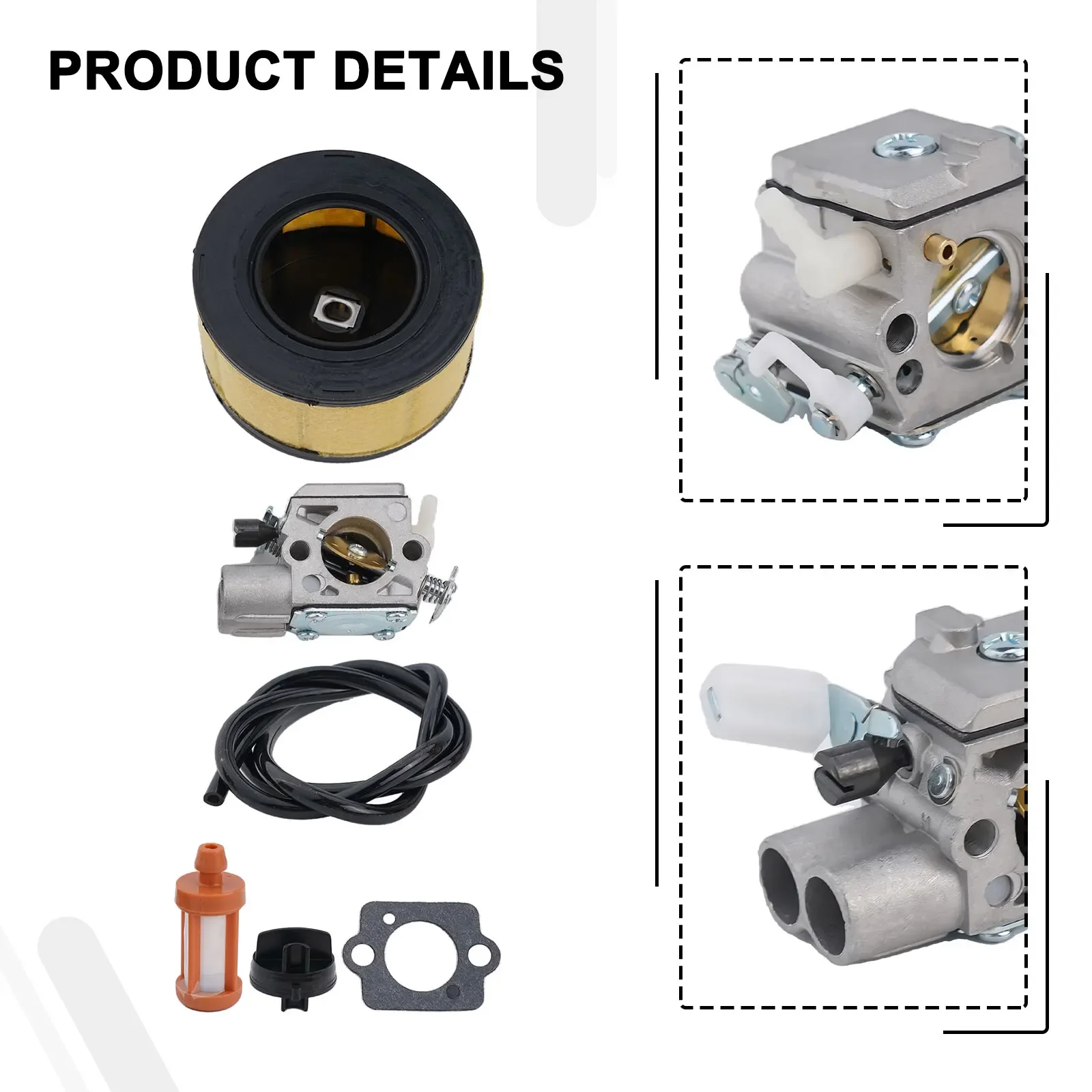 Fuel Filter Air Filter Home Office Air Filter Carburetor Gasket Easy Installation For Zama C1Q-S233 Carburetor
Fuel Filter Air Filter Home Office Air Filter Carburetor Gasket Easy Installation For Zama C1Q-S233 Carburetor