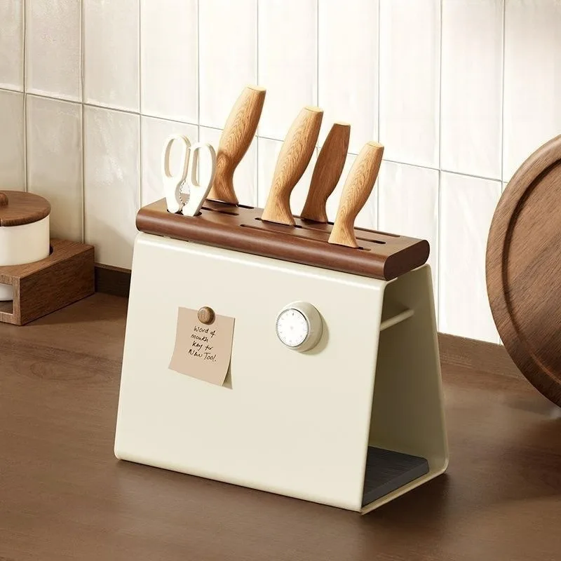 Kitchen Wooden Knife Rack, Thickened Kitchen Integrated Knife Storage Rack, Knife Holder for Home Countertop.
Kitchen Wooden Knife Rack, Thickened Kitchen Integrated Knife Storage Rack, Knife Holder for Home Countertop.