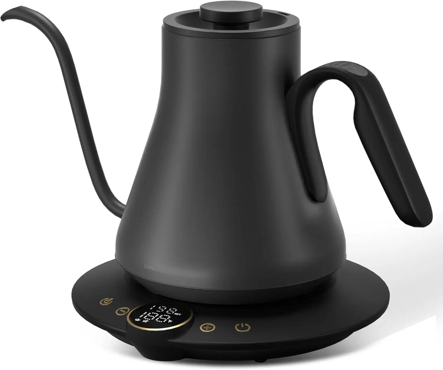 Precision Gooseneck Electric Kettle, ±1°F Temp Control, 1500W Fast Heat, Pour Over Coffee & Tea Kettle with Timer & Keep Warm
Precision Gooseneck Electric Kettle, ±1°F Temp Control, 1500W Fast Heat, Pour Over Coffee & Tea Kettle with Timer & Keep Warm