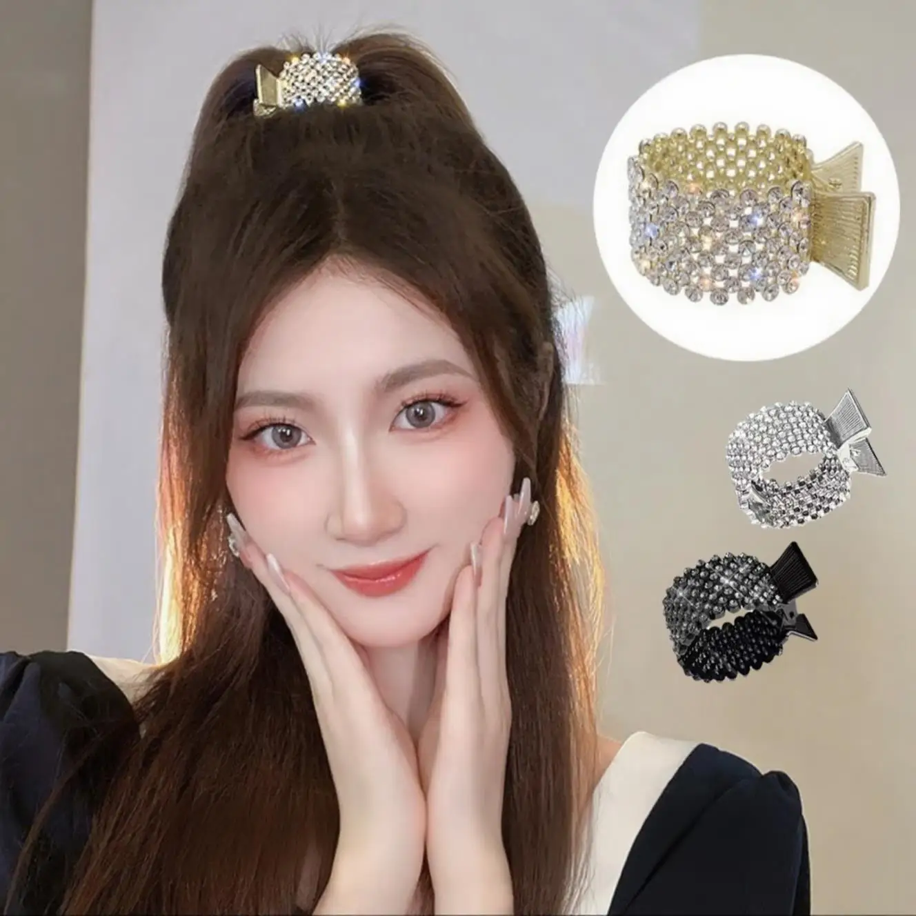 Ponytail Holder Hairpin Personality Rhinestone Hair Clip Hairstyle Novelty Hair Claw Clamps Shark Hair Clips For Women Headdress
Ponytail Holder Hairpin Personality Rhinestone Hair Clip Hairstyle Novelty Hair Claw Clamps Shark Hair Clips For Women Headdress