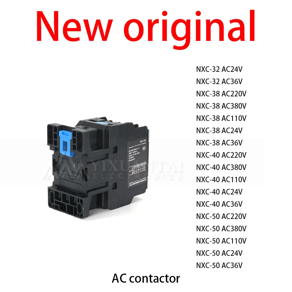 1Pcs/Lot New original NXC-32 AC24V NXC-32 AC36V NXC-38 AC220V NXC-38 AC380V NXC-38 AC110V NXC-38 AC24V NXC-38 AC36V NXC-40 AC220
1Pcs/Lot New original NXC-32 AC24V NXC-32 AC36V NXC-38 AC220V NXC-38 AC380V NXC-38 AC110V NXC-38 AC24V NXC-38 AC36V NXC-40 AC220