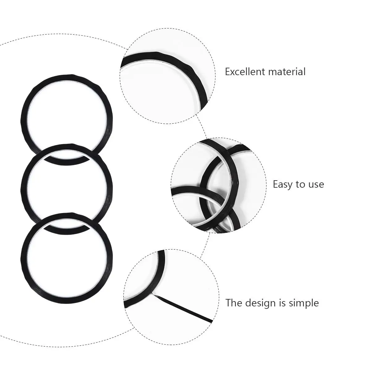 6 Rolls 3MMx33CM Marking Tape Desktop Positioning Removable Adhesive Black Color Whiteboard Plastic Glass Paper Wood Metal
6 Rolls 3MMx33CM Marking Tape Desktop Positioning Removable Adhesive Black Color Whiteboard Plastic Glass Paper Wood Metal