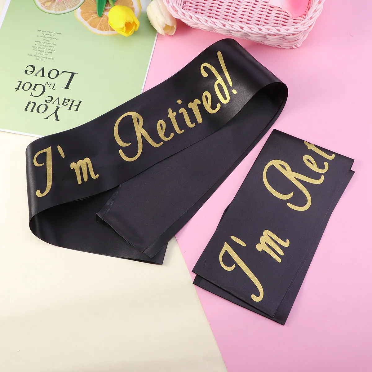 Набор из 6 многоразовых лент-бейджей из высококачественной ткани для вечеринок, подарков и праздников, в том числе для выпускных и на пенсию. Оригинальный подарок.
Набор из 6 многоразовых лент-бейджей из высококачественной ткани для вечеринок, подарков и праздников, в том числе для выпускных и на пенсию. Оригинальный подарок.