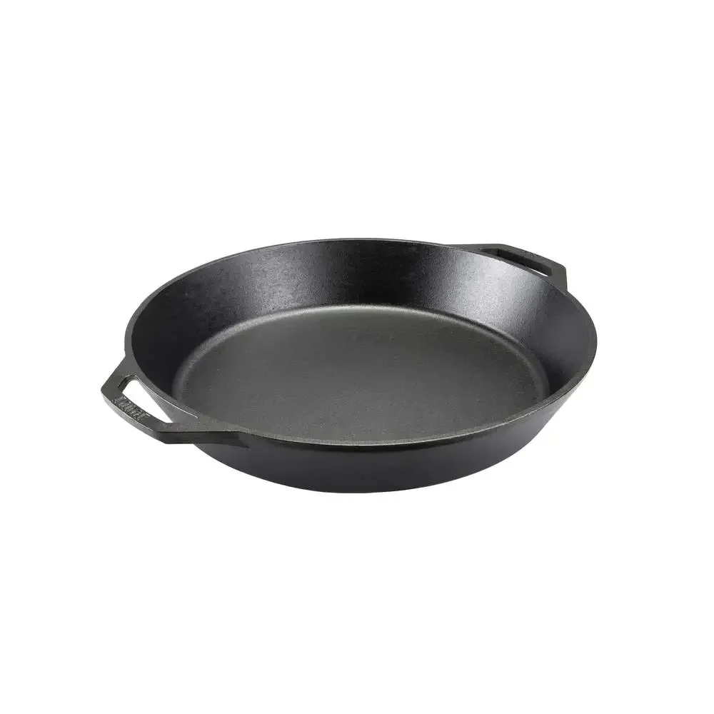 Seasoned Cast Iron Skillet 15 Inch Dual Handle Pan High-Heat Cooking Oven Stove Grill Camping Pre-Seasoned Nonstick Surface Made
Seasoned Cast Iron Skillet 15 Inch Dual Handle Pan High-Heat Cooking Oven Stove Grill Camping Pre-Seasoned Nonstick Surface Made