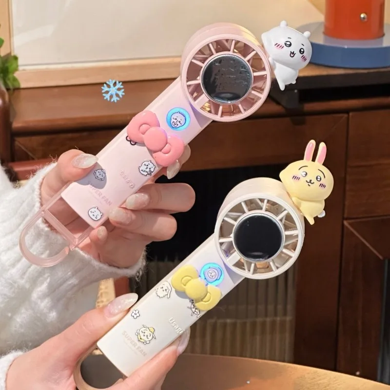 Anime Chiikawa New Style Handheld Small Fan Semiconductor Refrigeration Electric Fan Outdoor Portable Take It with You Cool Down
Anime Chiikawa New Style Handheld Small Fan Semiconductor Refrigeration Electric Fan Outdoor Portable Take It with You Cool Down