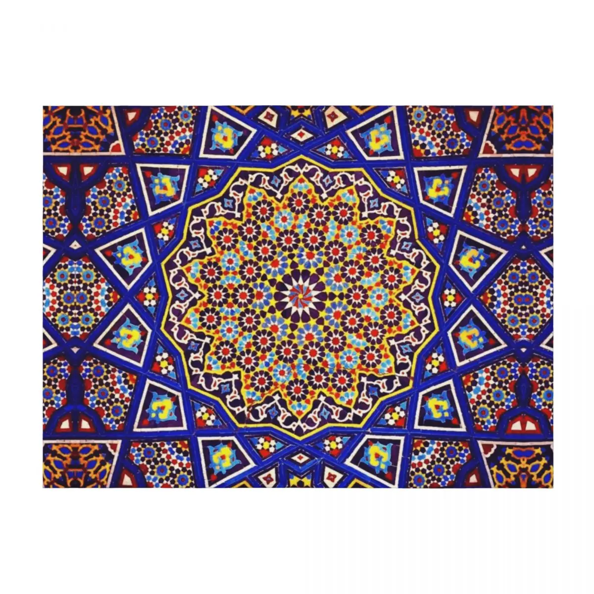 Heritage Geometric Bohemian Traditional Andalusian Moroccan Style Throw Blanket Large Luxury Bed linens Blankets 
Heritage Geometric Bohemian Traditional Andalusian Moroccan Style Throw Blanket Large Luxury Bed linens Blankets