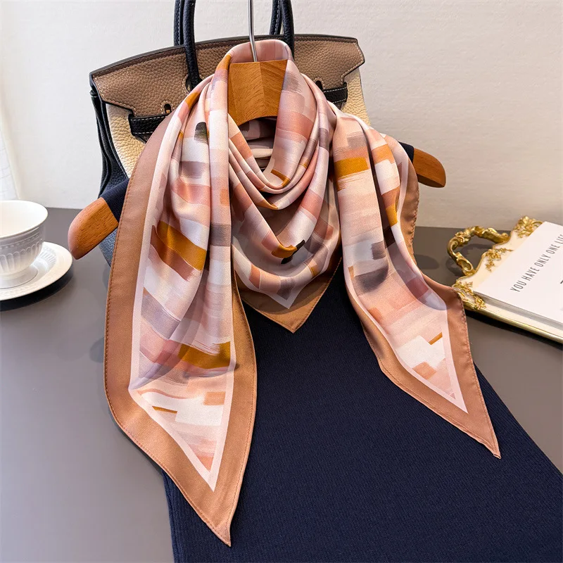 Women's Silk Scarf Hijab Turban Fashion Luxury Bandana Head Scarf Handkerchief Neckerchief Shawl Windproof Print Headband Wraps
Women's Silk Scarf Hijab Turban Fashion Luxury Bandana Head Scarf Handkerchief Neckerchief Shawl Windproof Print Headband Wraps