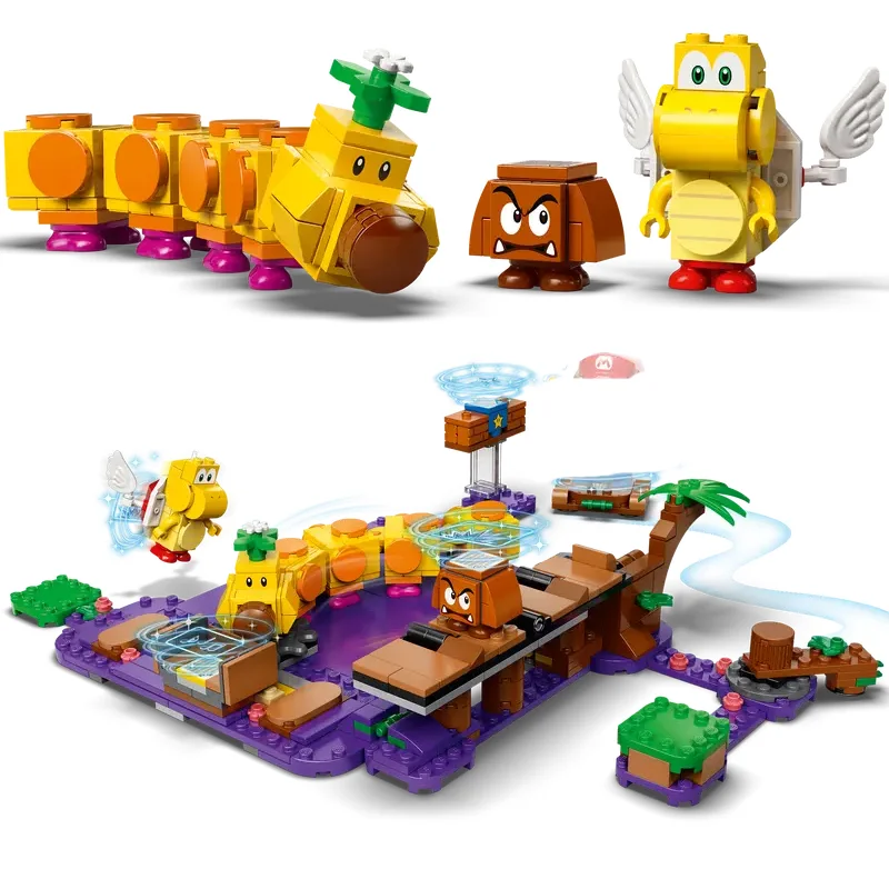 Compatible Brands Brick Sets Super Bros. Game Series Building Blocks Marioed Wiggler’s Poison Swamp Expansion Set Toys Kids Gift
Compatible Brands Brick Sets Super Bros. Game Series Building Blocks Marioed Wiggler’s Poison Swamp Expansion Set Toys Kids Gift