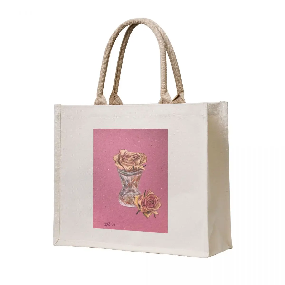 Two Roses and a Vase Tote Bag reusable shopping bags shopping trolley bag reusable shopping bag
Two Roses and a Vase Tote Bag reusable shopping bags shopping trolley bag reusable shopping bag
