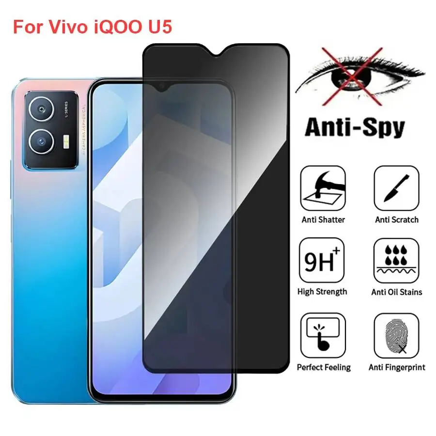 Vivo Iqoo U5 V2165A Anti Spy Privacy Tempered Glass Protector Compatible For Iqoou5 Full Cover Screen Phone Film
Vivo Iqoo U5 V2165A Anti Spy Privacy Tempered Glass Protector Compatible For Iqoou5 Full Cover Screen Phone Film