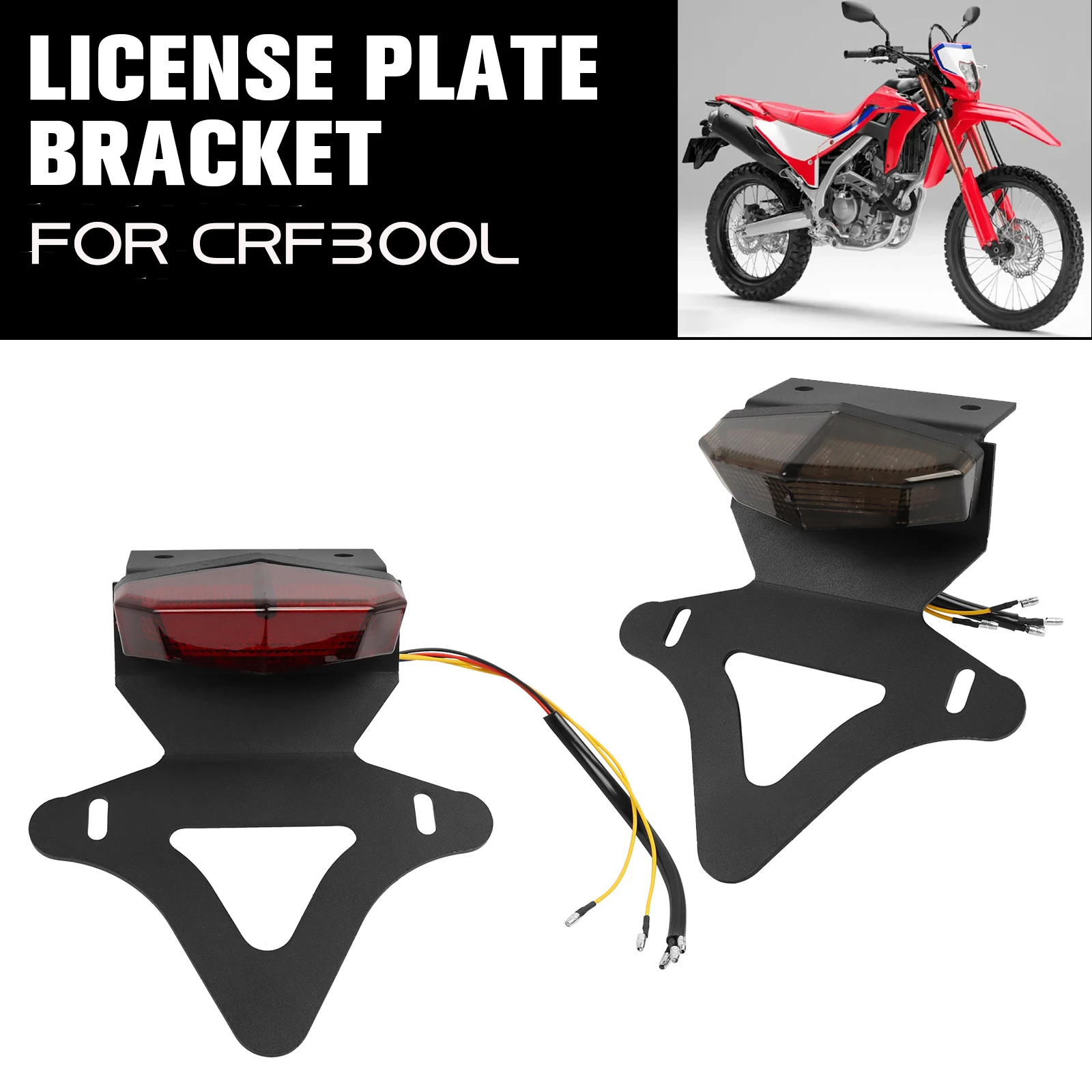 For Honda CRF300L CRF 300L CRF 300 L 2021 2022 2023 2024 Motorcycle Rear Fender Tail Tidy License Plate Holder Frame Bracket
For Honda CRF300L CRF 300L CRF 300 L 2021 2022 2023 2024 Motorcycle Rear Fender Tail Tidy License Plate Holder Frame Bracket