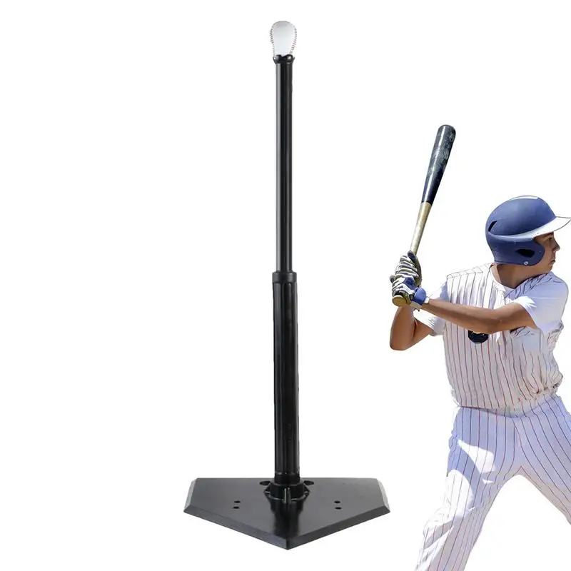 Baseball Batting Practice Stand Rubber Adjustable Hitting Tees Black Batting Tee For Professional Players Portable Hitting Stand
Baseball Batting Practice Stand Rubber Adjustable Hitting Tees Black Batting Tee For Professional Players Portable Hitting Stand