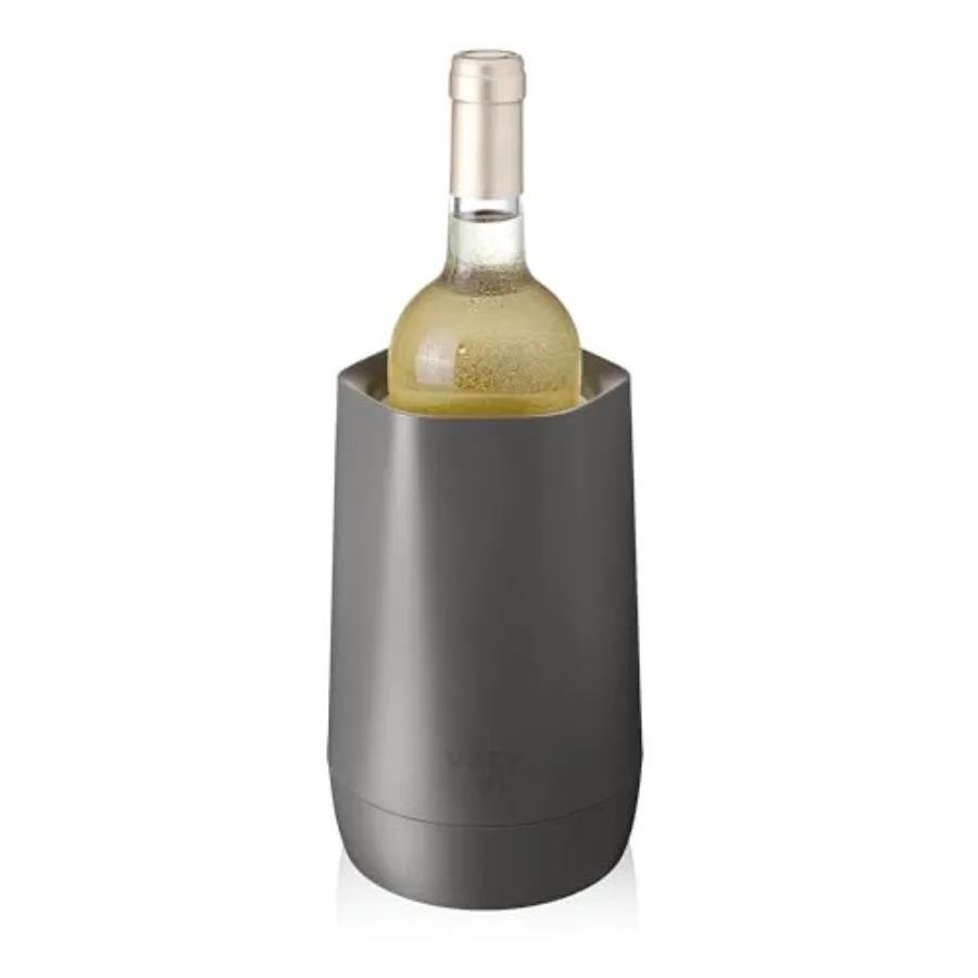 Wine Cooler Hexo Graphite Modern Active Wine Bottle Chiller with Removable Cooling Sleeve Geometric Design Reusable, Ice-Free C
Wine Cooler Hexo Graphite Modern Active Wine Bottle Chiller with Removable Cooling Sleeve Geometric Design Reusable, Ice-Free C