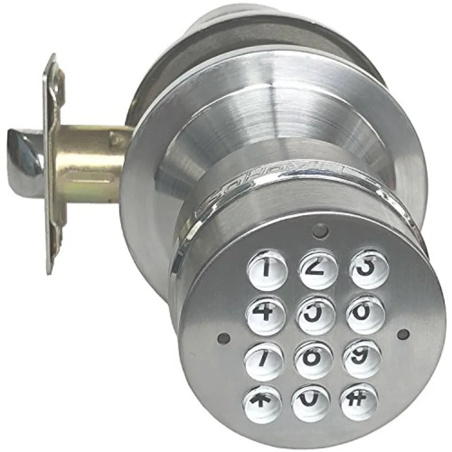 Electronic Door Knob Spring Latch Lock; Not Deadbolt; Not Phone Connected,Single Front keypad YL 99, max Security
Electronic Door Knob Spring Latch Lock; Not Deadbolt; Not Phone Connected,Single Front keypad YL 99, max Security