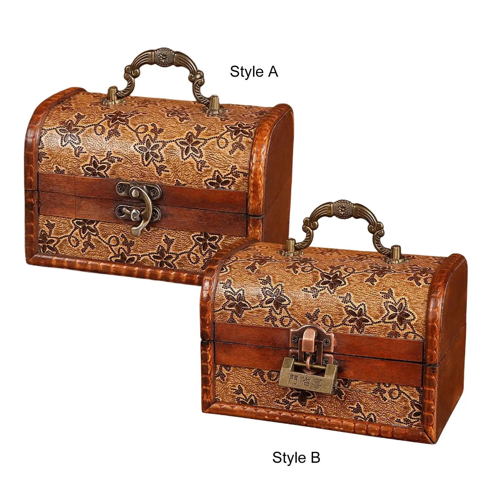 Antique Style Jewelry Storage Box with Handle, Lockable, Large Capacity, Decorative Organizer, , Necklace Storage Box
Antique Style Jewelry Storage Box with Handle, Lockable, Large Capacity, Decorative Organizer, , Necklace Storage Box