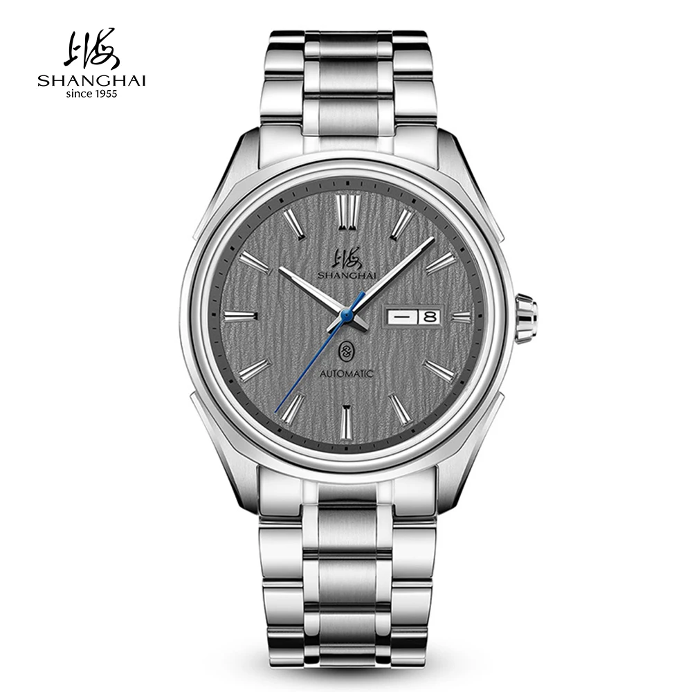 Shanghai Watch Dual Calendar Men's Automatic Watches 41mm Mechanical Wristwatch 316L Stainless Steel Sapphire New Clock SH009
Shanghai Watch Dual Calendar Men's Automatic Watches 41mm Mechanical Wristwatch 316L Stainless Steel Sapphire New Clock SH009