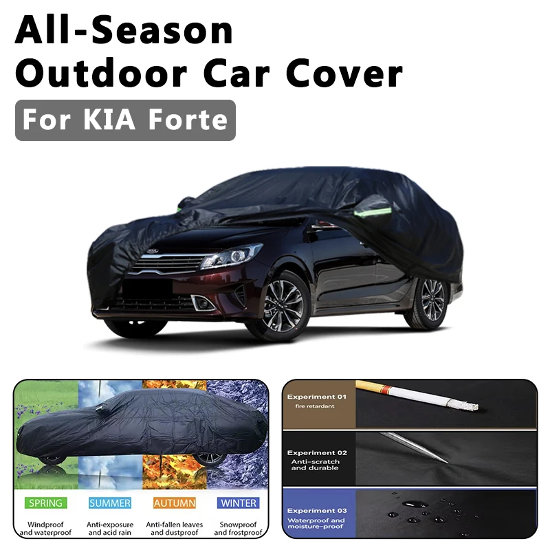 Outdoor Car Cover Waterproof Dustproof UV Sun Protection, Full Car Protector Exterior Accessories For KIA Forte TD YD BD
Outdoor Car Cover Waterproof Dustproof UV Sun Protection, Full Car Protector Exterior Accessories For KIA Forte TD YD BD