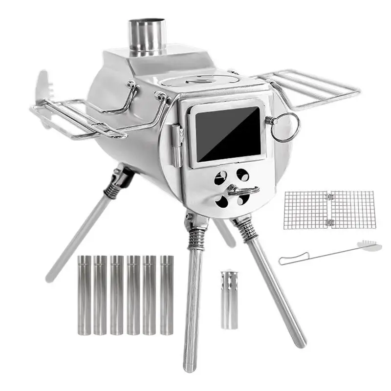 multifunction Stainless Steel Outdoor Portable Folding Secondary Combustion Camping Wood Stove Detachable Burning Wood Stove
multifunction Stainless Steel Outdoor Portable Folding Secondary Combustion Camping Wood Stove Detachable Burning Wood Stove