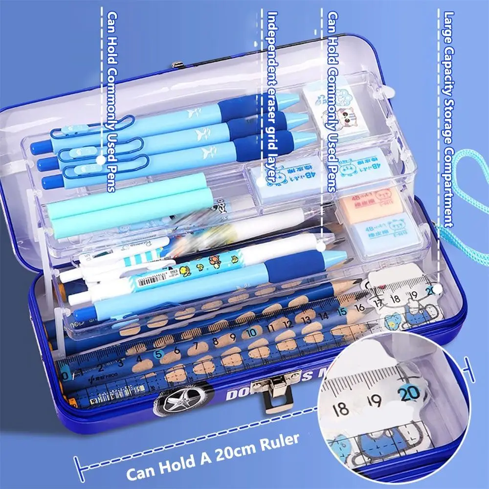 New Metal Pencil Case With Lock Three Layers Pen Bag Car Shape Multi-functional Pen Box School Office Hign Quality Gifts
New Metal Pencil Case With Lock Three Layers Pen Bag Car Shape Multi-functional Pen Box School Office Hign Quality Gifts