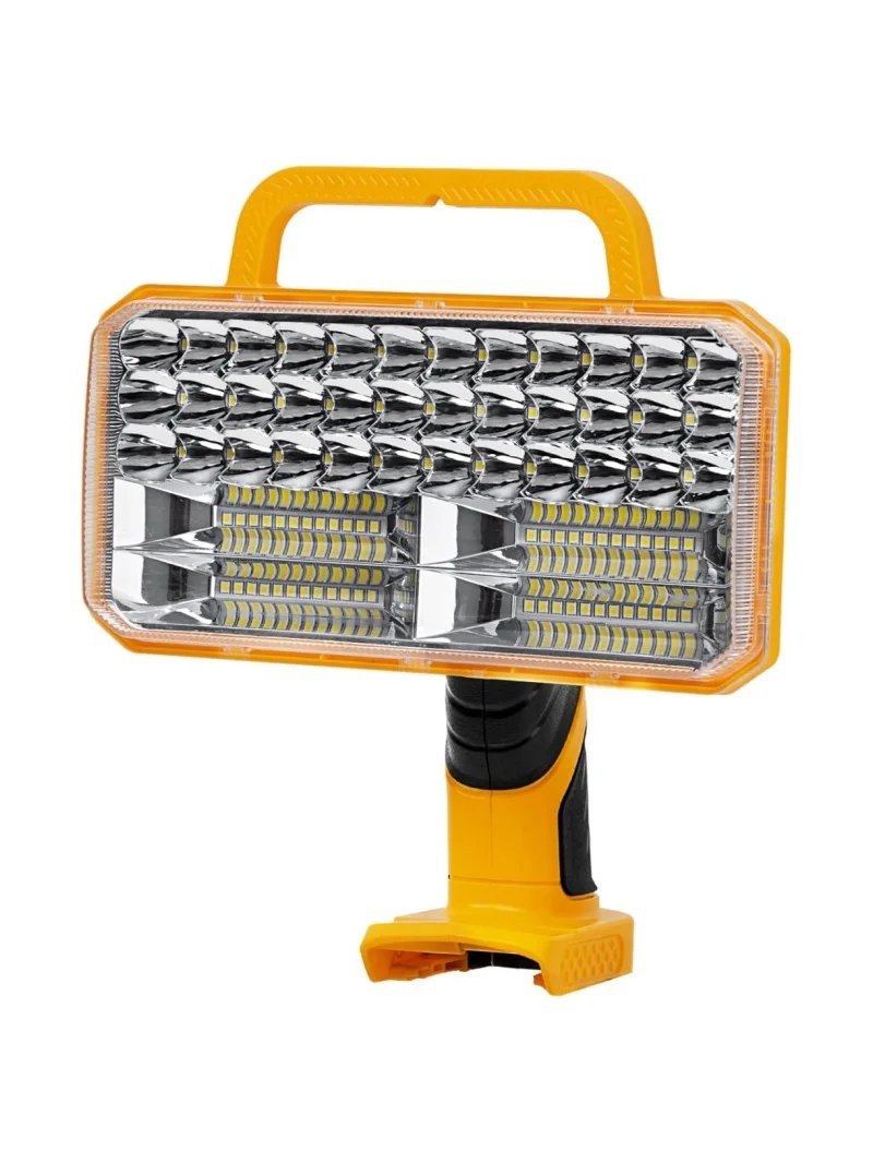 40W 4200LM Cordless LED Work Light for Dewalt 20V MAX, 3 Brightness Modes, 90° Adjustable Head, 5V/2.1A USB Port (No Battery)
40W 4200LM Cordless LED Work Light for Dewalt 20V MAX, 3 Brightness Modes, 90° Adjustable Head, 5V/2.1A USB Port (No Battery)
