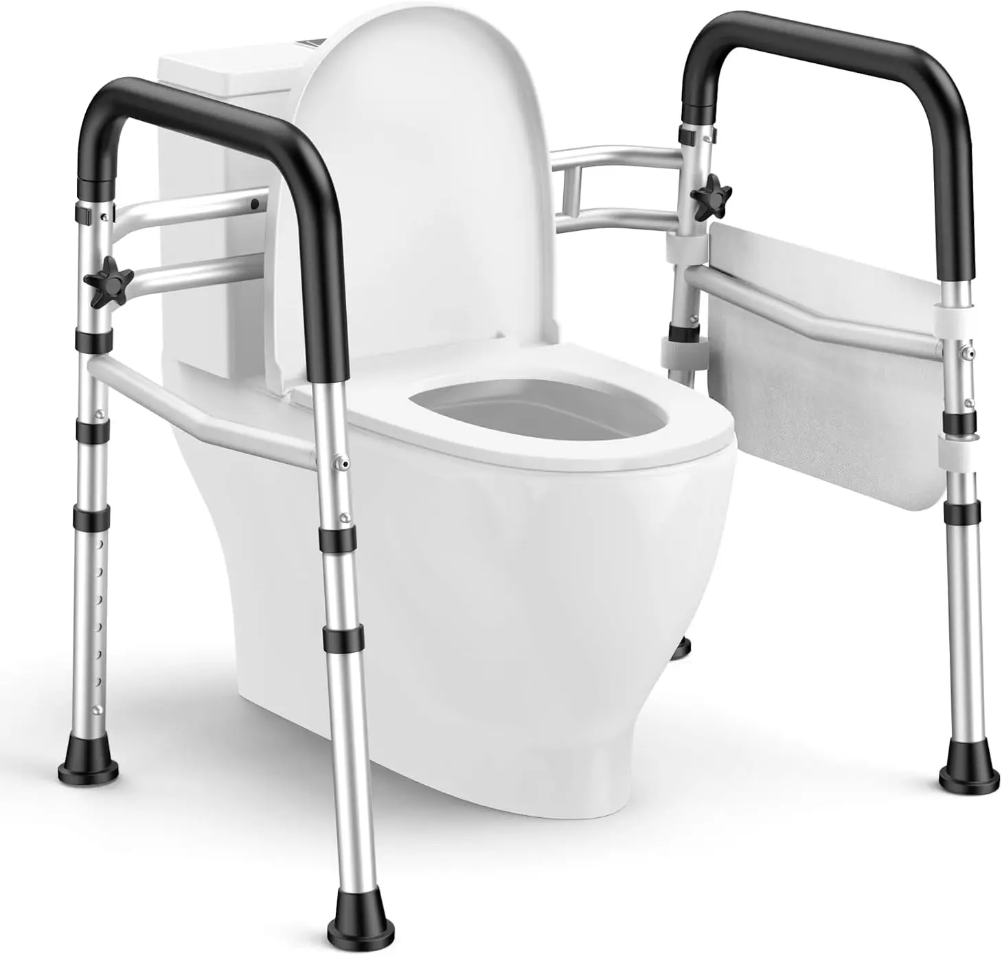 Adjustable Toilet Safety Rails for Seniors, Foldable Handles with 350LB Capacity, Fits Any Toilet
Adjustable Toilet Safety Rails for Seniors, Foldable Handles with 350LB Capacity, Fits Any Toilet