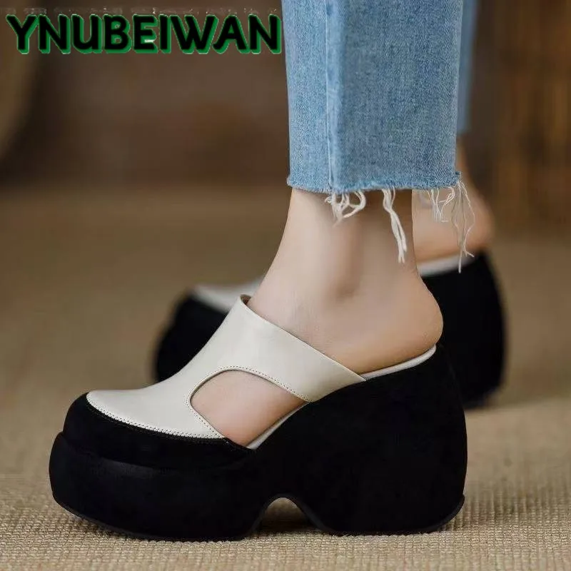 Women Platform Slippers Wedges Mules Shoes New Summer Sandals Fashion 2025 Slingback Woman High Heels Flip Flops Party Pumps
Women Platform Slippers Wedges Mules Shoes New Summer Sandals Fashion 2025 Slingback Woman High Heels Flip Flops Party Pumps