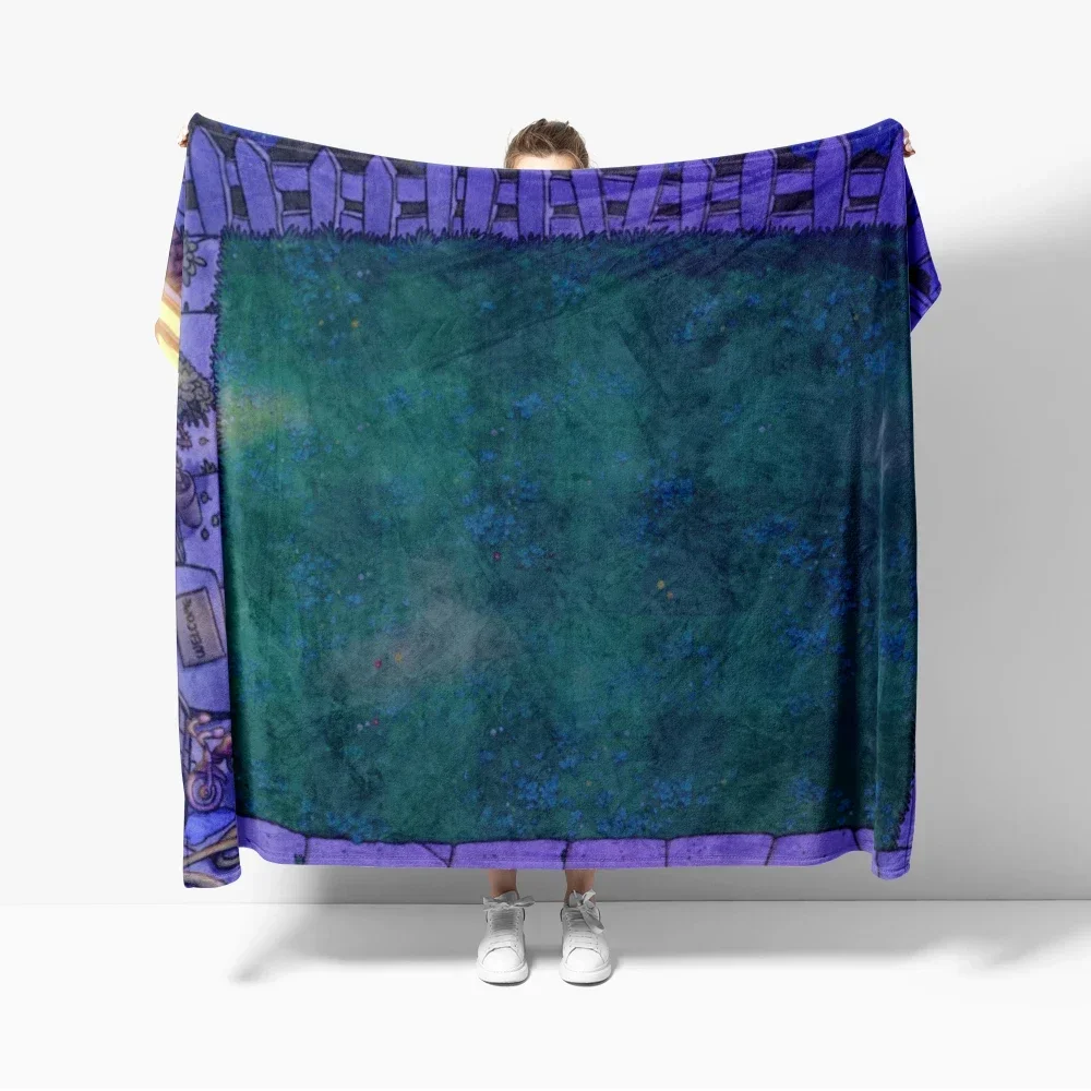 Cozy Lightweight Flannel Throw Blanket Plants vs Zombies Game Map Nostalgia Design for Couch Sofa Bed Hostel Decor
Cozy Lightweight Flannel Throw Blanket Plants vs Zombies Game Map Nostalgia Design for Couch Sofa Bed Hostel Decor