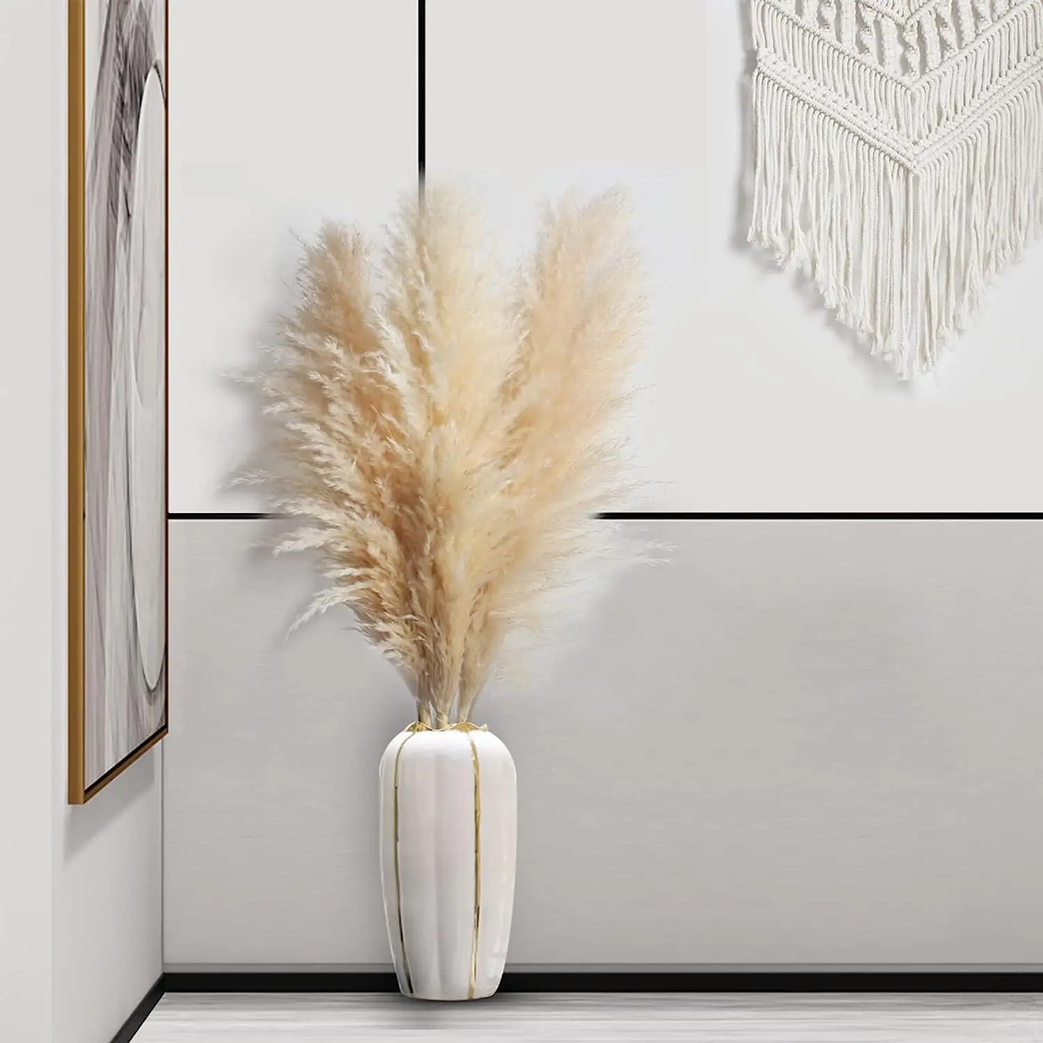80cm Tall Natural Reed Dried Flower Big Pampas Grass Bouquet Wedding Flower Ceremony Decoration Modern Home Decoration
80cm Tall Natural Reed Dried Flower Big Pampas Grass Bouquet Wedding Flower Ceremony Decoration Modern Home Decoration