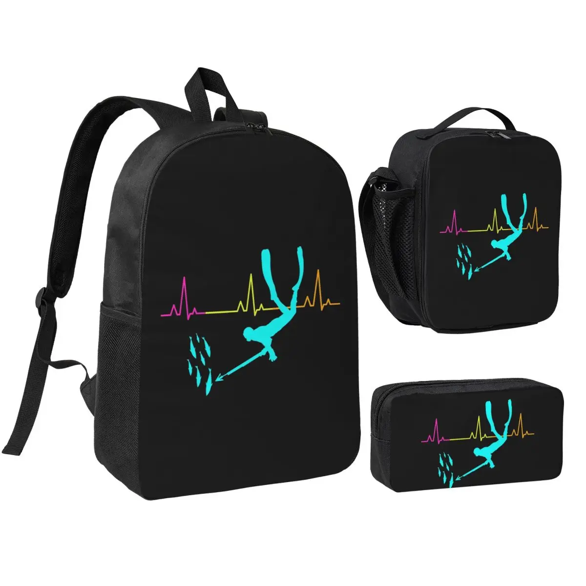 Spearfishing Spearfisher Fishing Heartbeat Pulse Backpack BookBag School Bag Shoulder Bags 3ps Insulated Lunch Bag Pencil Case
Spearfishing Spearfisher Fishing Heartbeat Pulse Backpack BookBag School Bag Shoulder Bags 3ps Insulated Lunch Bag Pencil Case