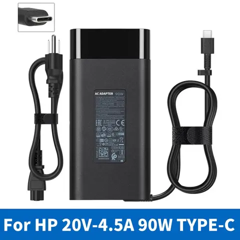 90W USB-C/TYPE-C Laptop Power Adapter Charger For HP Spectre x360 HP 904144-850 904082-003 adp-90fe 2ln85aa Supply Cord