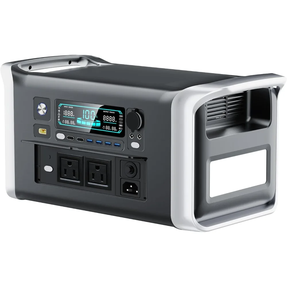 Портативная электростанция 1600 Вт-1024 Втч LiFePO4 аккумулятор солнечный генератор 1 часа быстрая зарядка для кемпинга на открытом воздухе RV домашнее резервное питание
Портативная электростанция 1600 Вт-1024 Втч LiFePO4 аккумулятор солнечный генератор 1 часа быстрая зарядка для кемпинга на открытом воздухе RV домашнее резервное питание