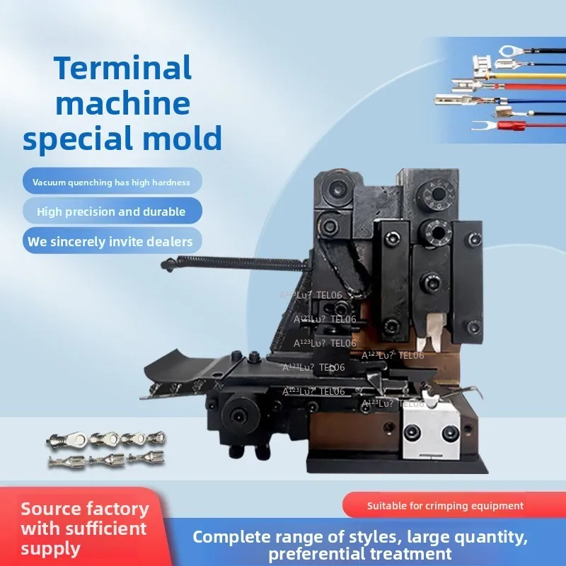 Silent Terminal Crimping Machine Die OTP Horizontal Vertical Feed Single U-Type Insert Mold Press Tool
Silent Terminal Crimping Machine Die OTP Horizontal Vertical Feed Single U-Type Insert Mold Press Tool