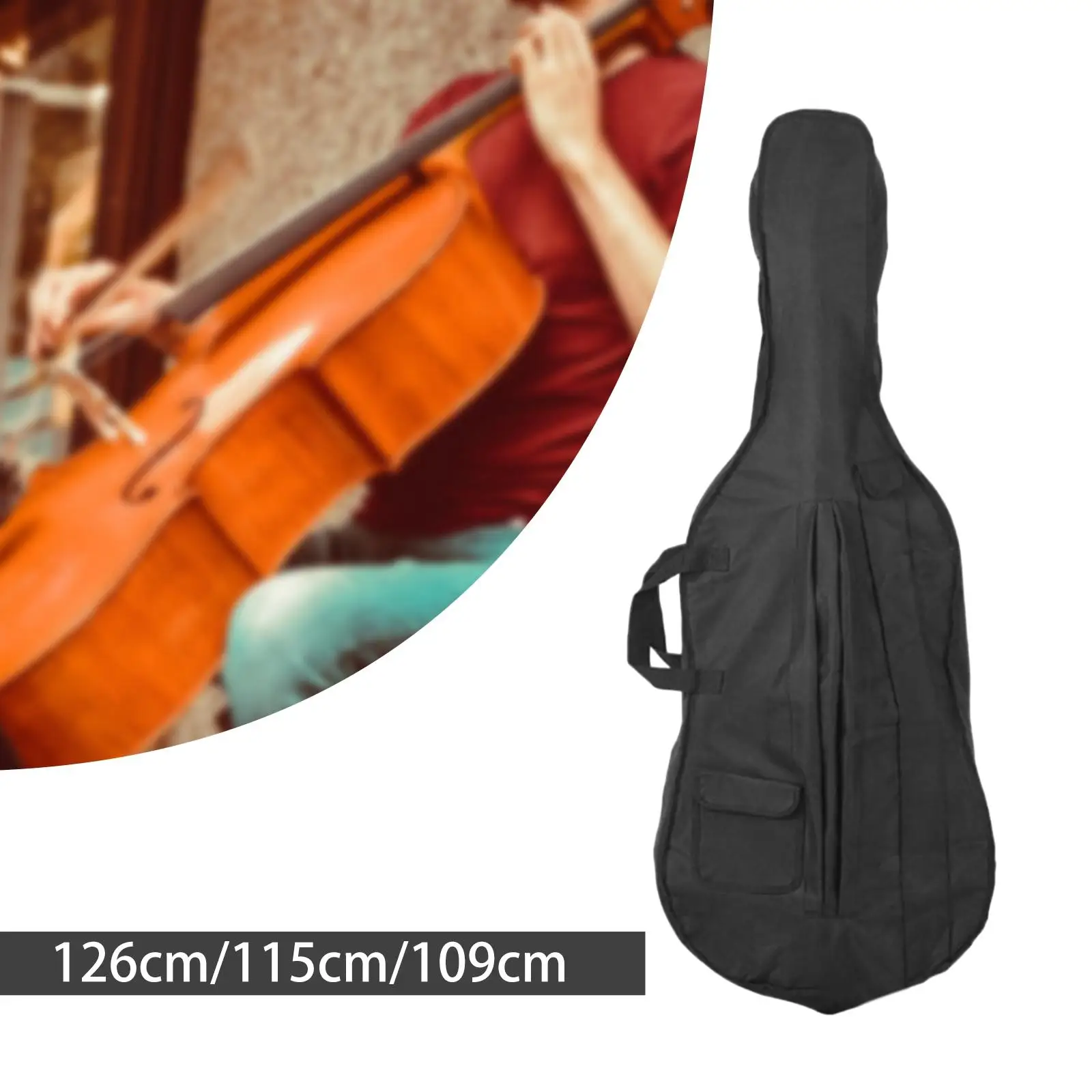 Oxford Cloth Cello Bag Accessory Dustproof Large Capacity Portable Cello Protection for Performances Camping Concert Outdoor
Oxford Cloth Cello Bag Accessory Dustproof Large Capacity Portable Cello Protection for Performances Camping Concert Outdoor
