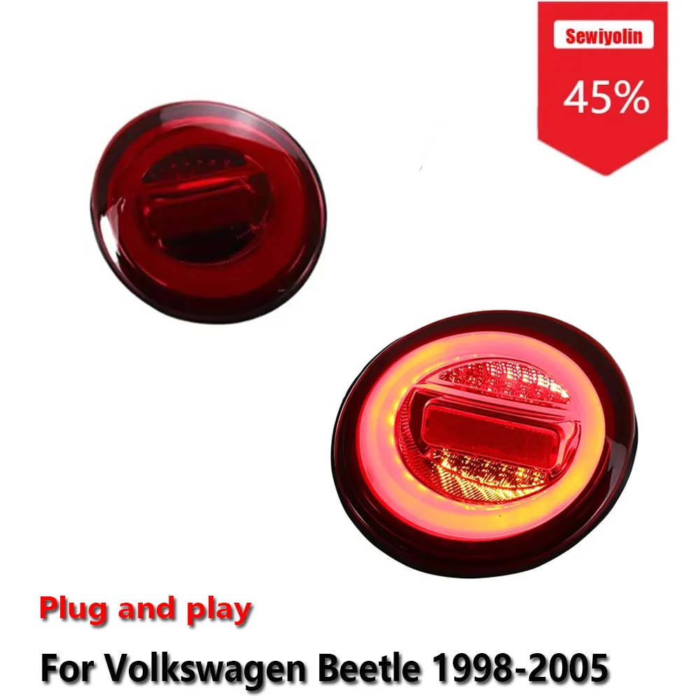 Sewiyolin автомобильные светодиодные задние фонари в сборе для Volkswagen Beetle 1998-2005 авто противотуманные DRL тормозные указатели поворота Plug and Play
Sewiyolin автомобильные светодиодные задние фонари в сборе для Volkswagen Beetle 1998-2005 авто противотуманные DRL тормозные указатели поворота Plug and Play