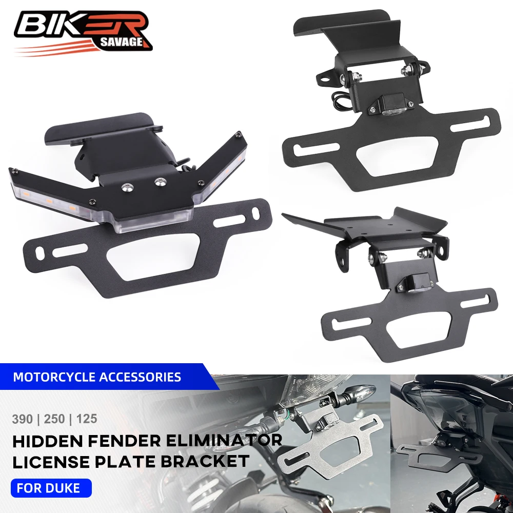 390 DUKE 250 Folding License Plate Holder For Duke 250 390 125 2024-2025 Hidden Fender Eliminator Tail Frame LED Plate Light
390 DUKE 250 Folding License Plate Holder For Duke 250 390 125 2024-2025 Hidden Fender Eliminator Tail Frame LED Plate Light