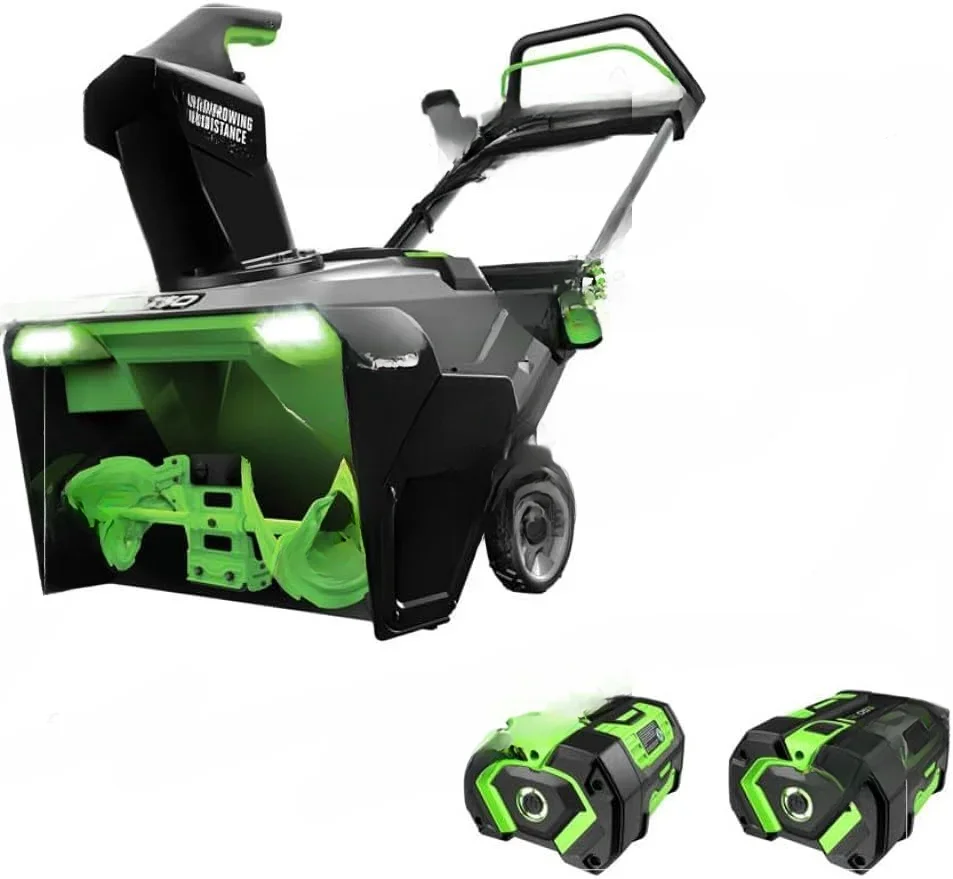 For Power+ SNT2114 Peak Power 56-Volt 21-Inch Snow Blower with Steel Auger, (2) 7.5Ah Batteries and Dual-Port Charger Included
For Power+ SNT2114 Peak Power 56-Volt 21-Inch Snow Blower with Steel Auger, (2) 7.5Ah Batteries and Dual-Port Charger Included