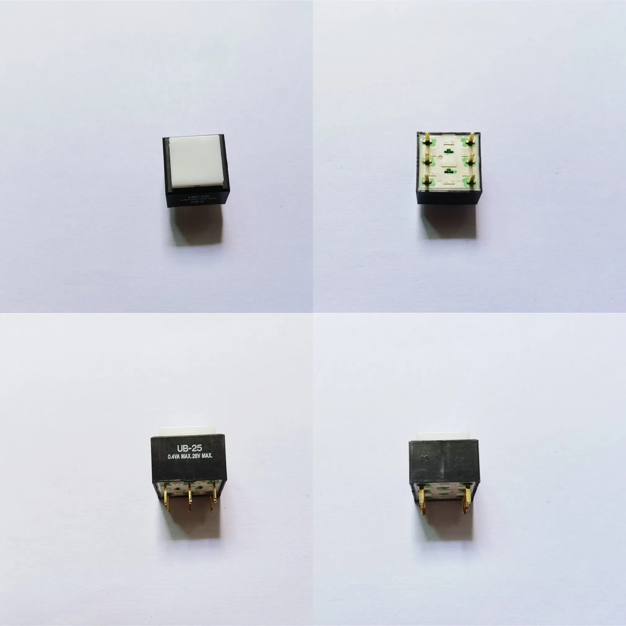 Original new 100% UB-25SKP4N 0.4VA 28V square 15*15*12.5MM button reset switch 6pin
Original new 100% UB-25SKP4N 0.4VA 28V square 15*15*12.5MM button reset switch 6pin