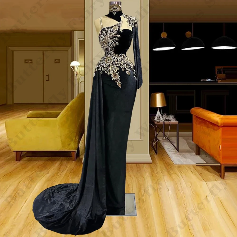 Sexy Backless Evening Dresses 2024 New Slimming Exquisite Lace Applique Elegant One Shoulder Sleeve Mopping Party Prom Gowns
Sexy Backless Evening Dresses 2024 New Slimming Exquisite Lace Applique Elegant One Shoulder Sleeve Mopping Party Prom Gowns